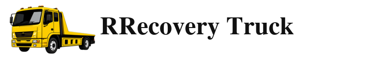 RRecovery Truck yellow recovery vehicle logo